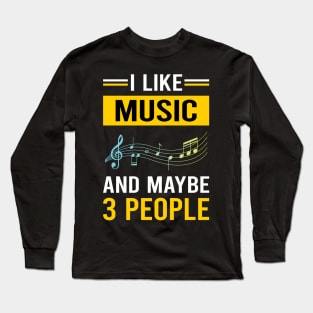 3 People Music Long Sleeve T-Shirt